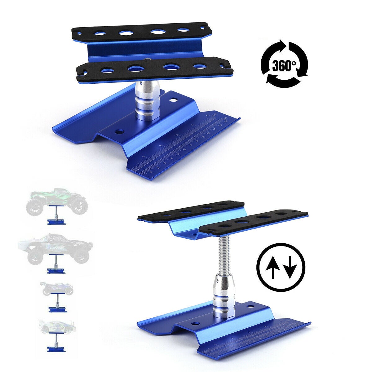Zoom RC 1/10 - 1/8 Scale RC Car/Truck Rotating Work Stand | Zoom RC